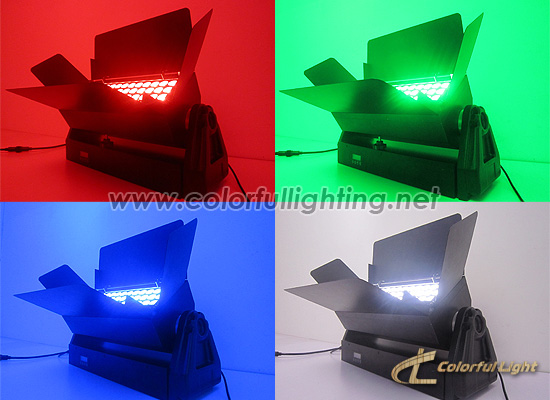 Effects Of 48 x 10W/15W LED City Color Outdoor Lighting