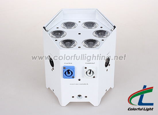 6 Wireless Battery Led Par Can