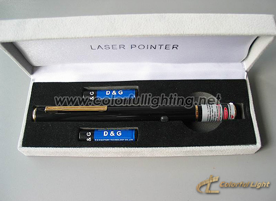 5mw-150mw Yellow Laser Pointer In The Box