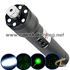 Green Laser Pointer With Six LEDs Used As A Torch