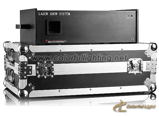 3W RGB Full Color Animation Laser With Flightcase