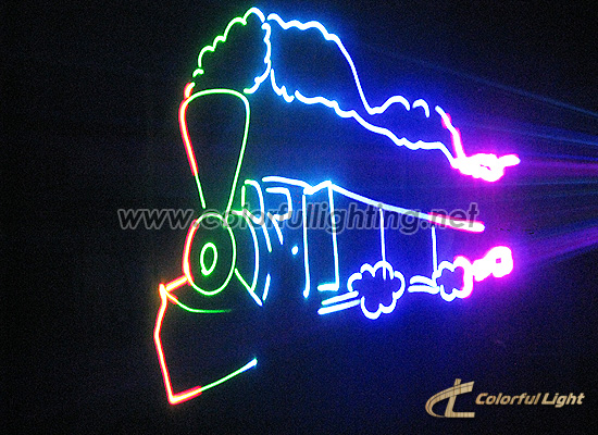 Effect Of 3W RGB Full Color Animation Laser Show System