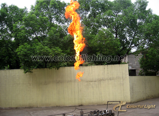 Effect Of 8-10m High Fire Machine