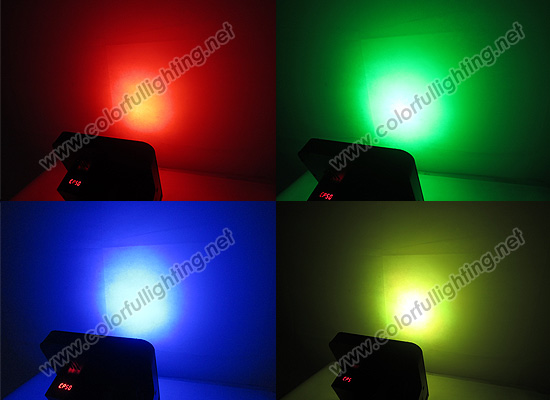 Effects Of 7*3W RGB 3in1 LED Flat Slim Par Light