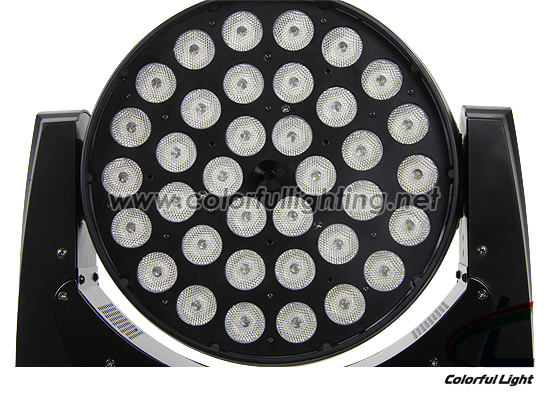 Details Of 36*10W Quad-in-1 LED Moving Head Washing Light