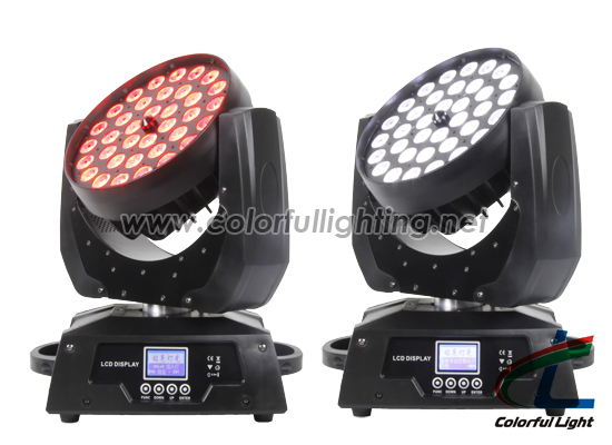 Effects Of 36*10W Quad-in-1 LED Moving Head Washing Light