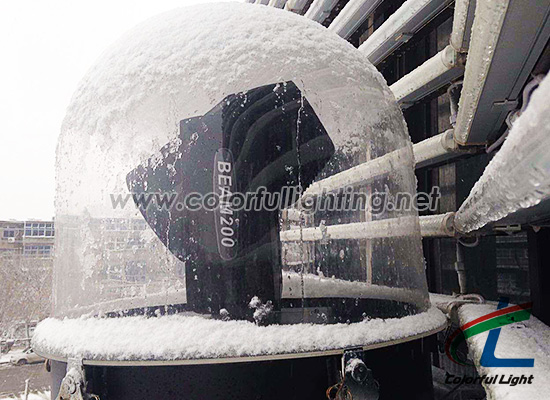 outdoor moving head rain cover dome